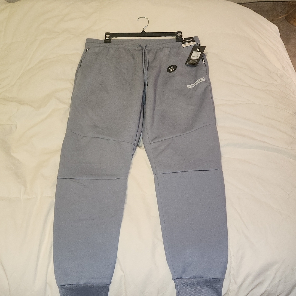 Hurley Light Blue Joggers for Men